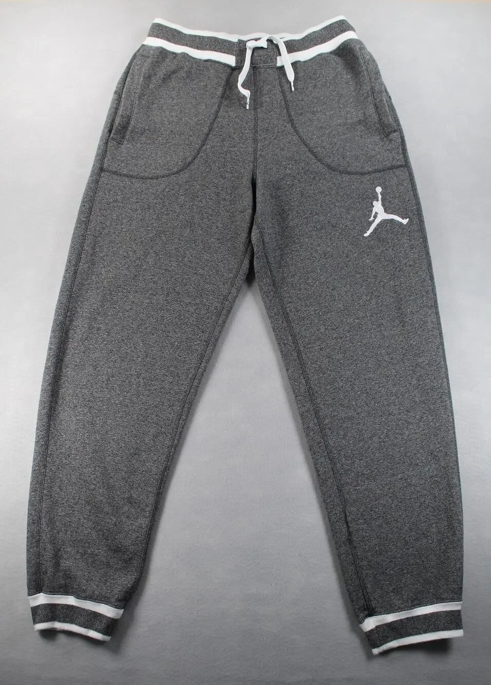 Jordan Jumpman Black Heather Varsity Jogger Sweatpants Men's Medium